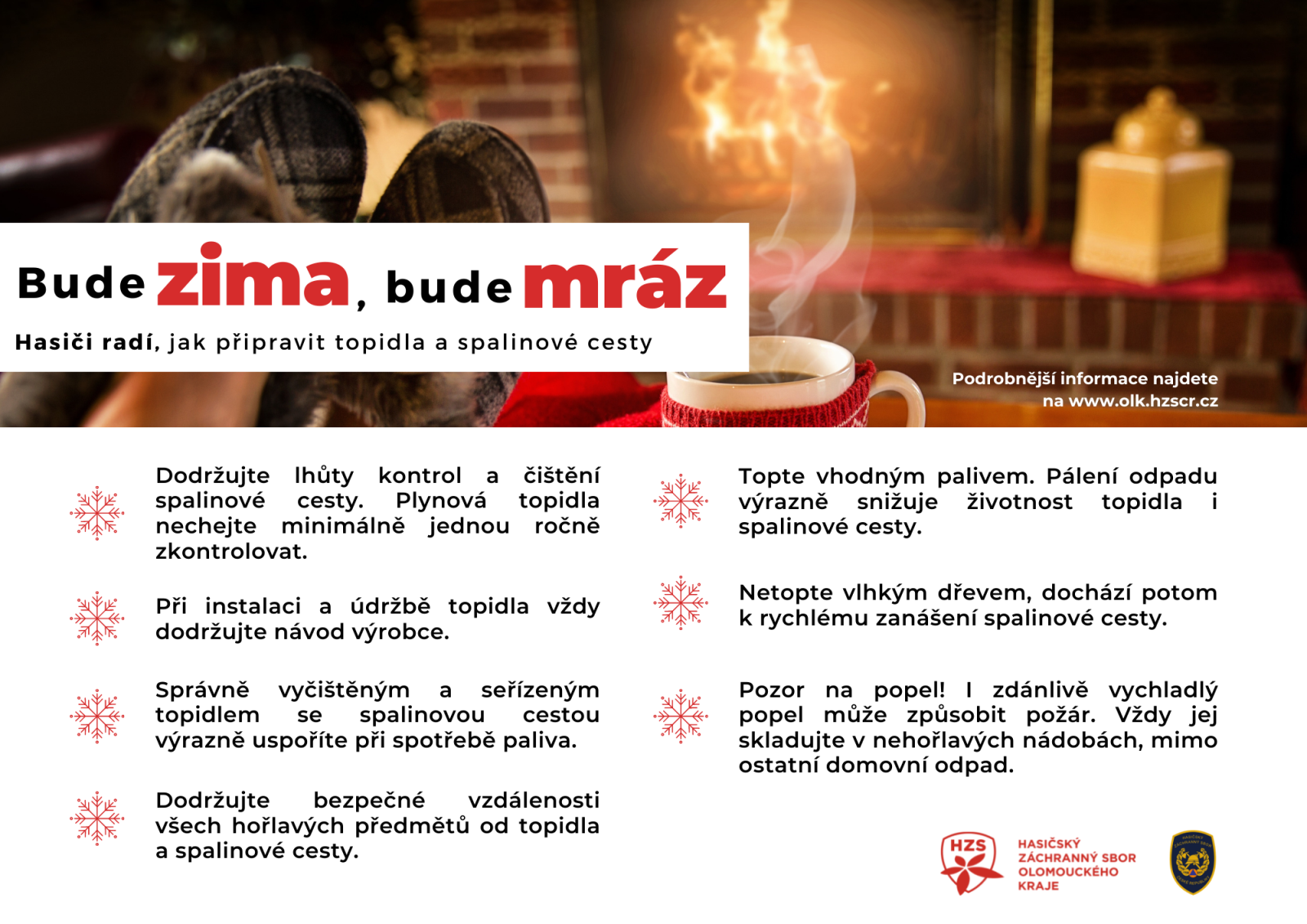 Hasiči radí: Jak připravit topidla a spalinové cesty