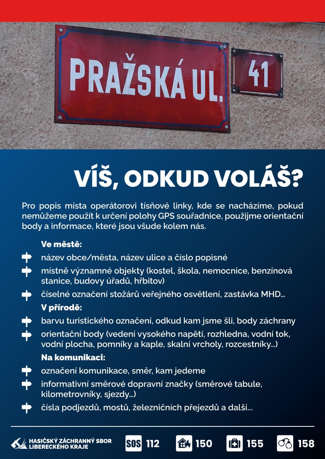 Víš odkud voláš? - foto: HZS Libereckého kraje